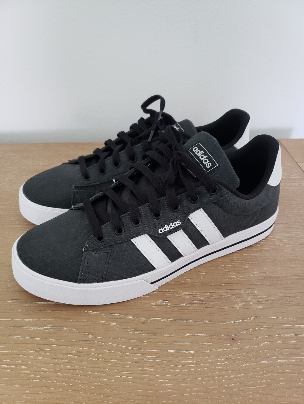 Men's adidas - Black and White Low-Top Sneakers